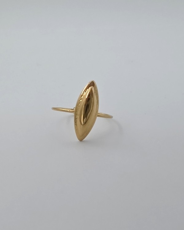 ANILLO AJUSTABLE  PÉTALO - ACERO INOXIDABLE