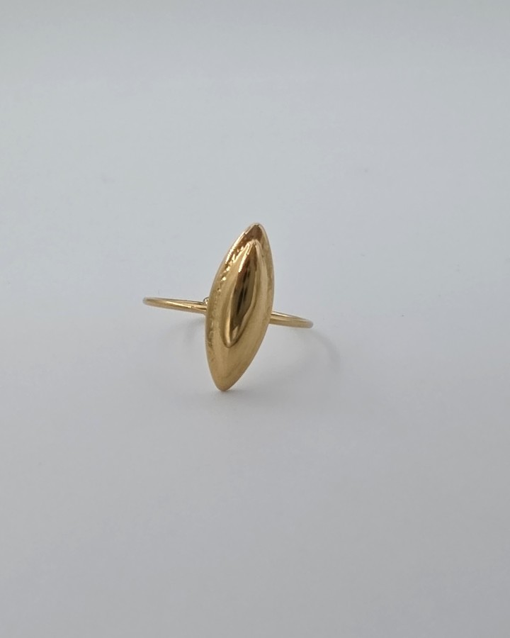 ANILLO AJUSTABLE  PÉTALO - ACERO INOXIDABLE