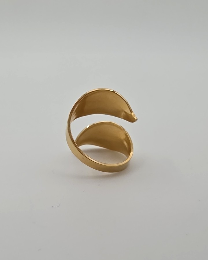 ANILLO AJUSTABLE HOJA LISA - ACERO INOXIDABLE