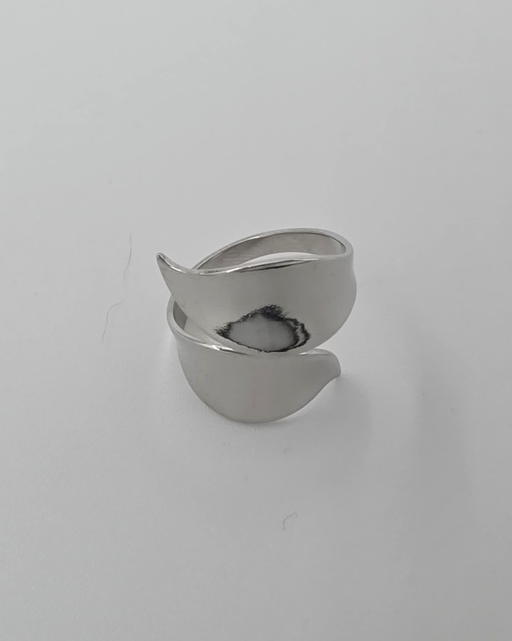 ANILLO AJUSTABLE HOJA LISA - ACERO INOXIDABLE