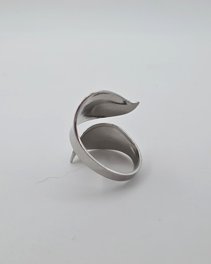 ANILLO AJUSTABLE HOJA LISA - ACERO INOXIDABLE