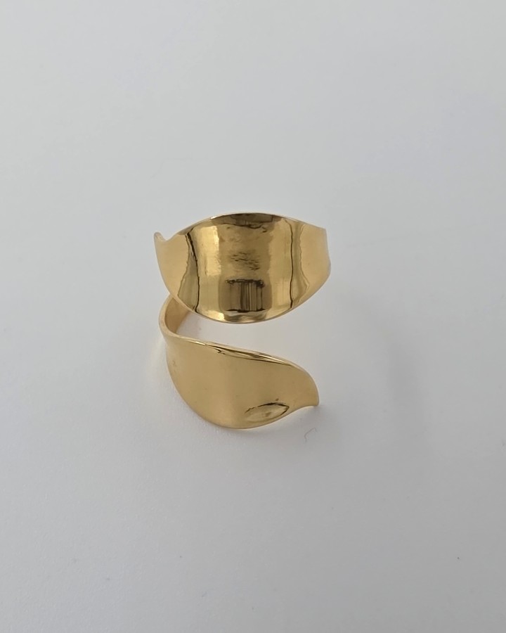 ANILLO AJUSTABLE HOJA LISA - ACERO INOXIDABLE