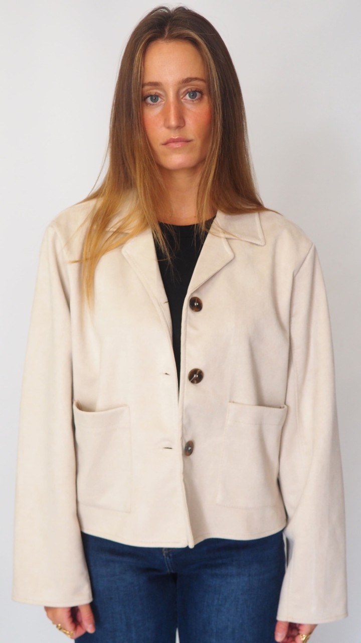 CHAQUETA EFECTO ANTE