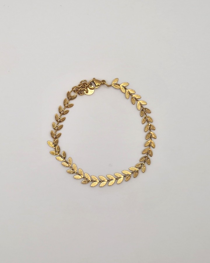 PULSERA ESPIGA - ACERO INOXIDABLE