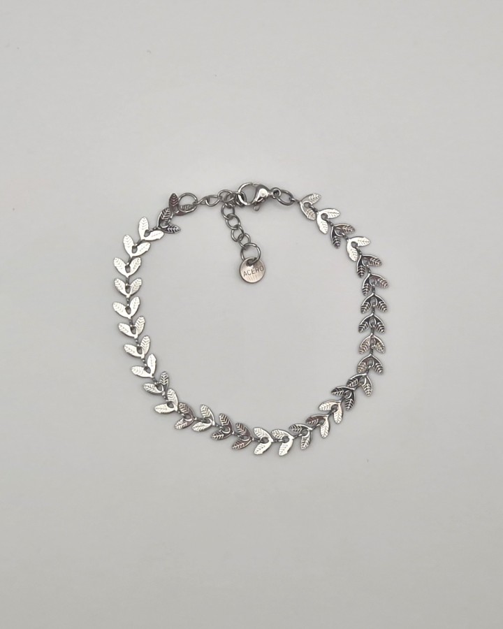 PULSERA ESPIGA - ACERO INOXIDABLE