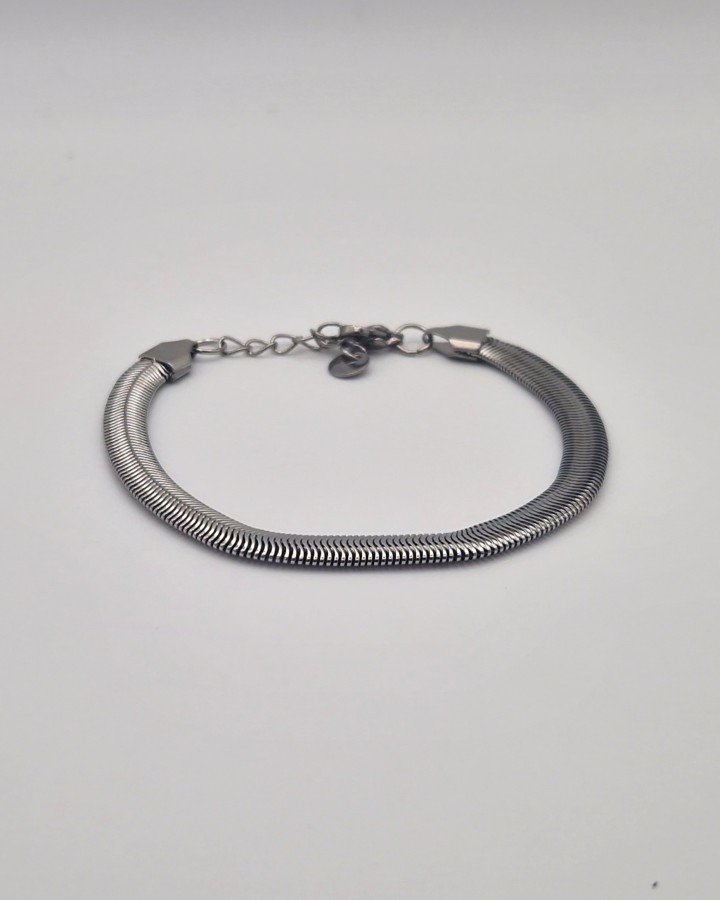 PULSERA CADENA ANCHA ESPIGA - ACERO INOXIDABLE