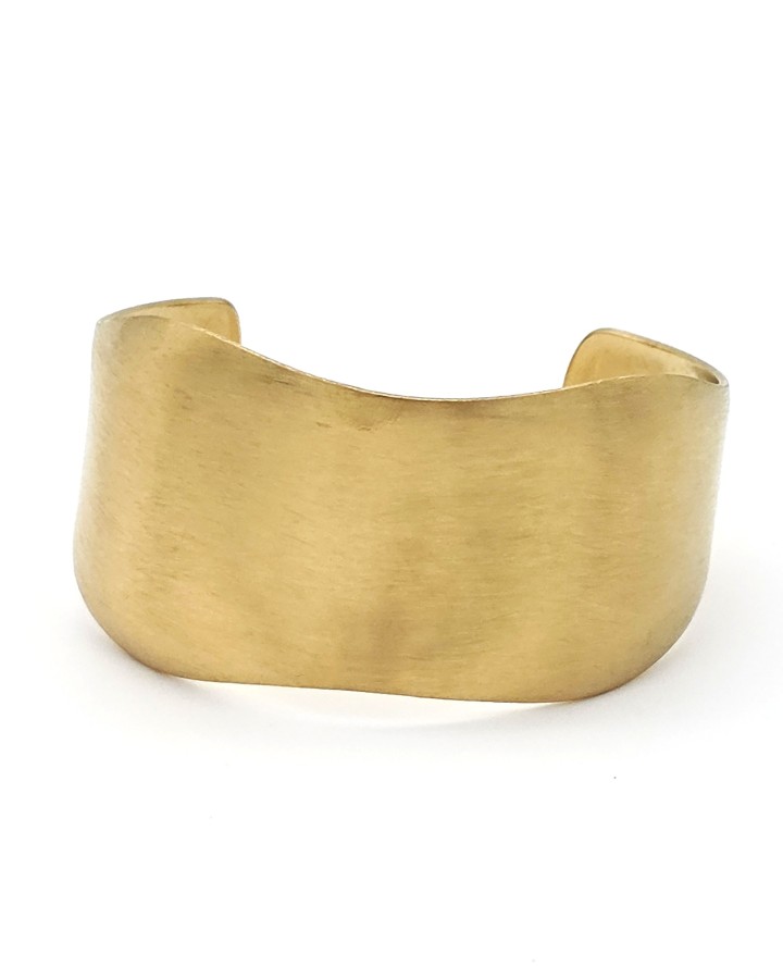 PULSERA RÍGIDA IRREGULAR - ACERO INOXIDABLE