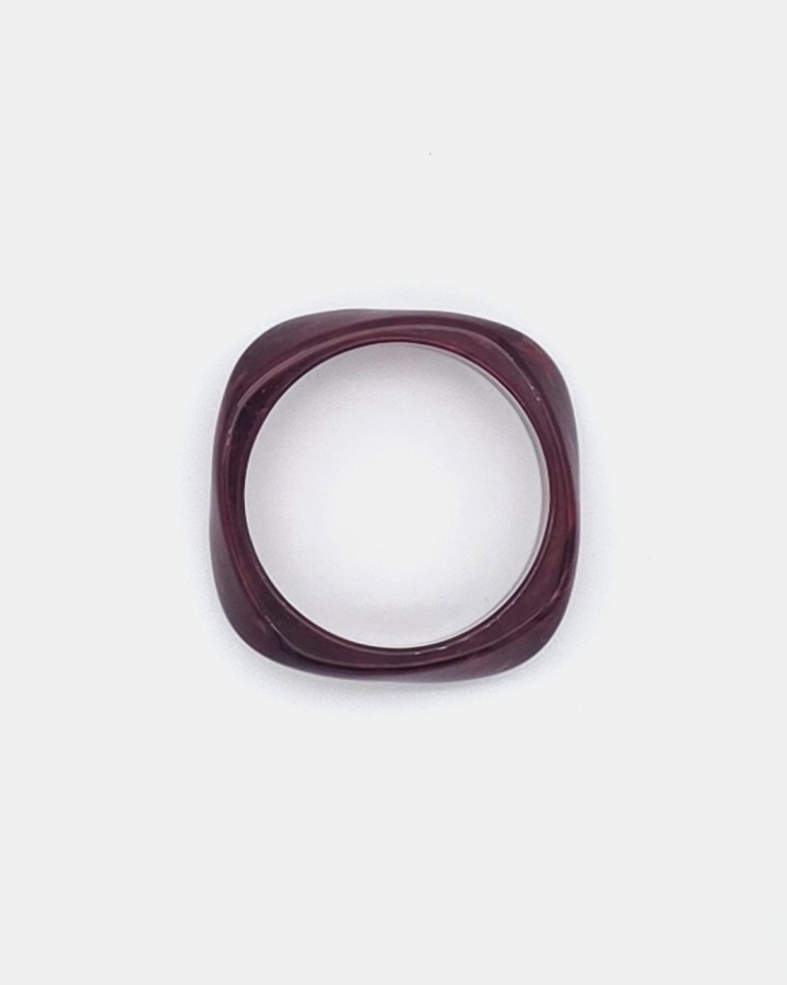 PULSERA RÍGIDA CON EFECTO AMARMOLADO