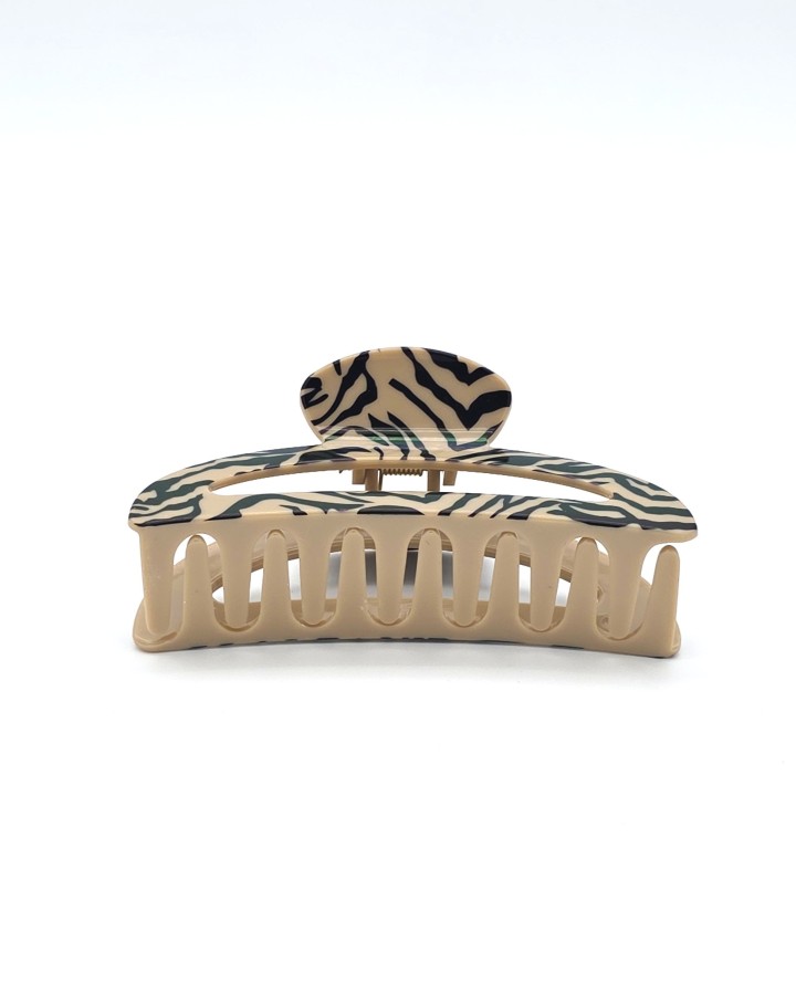 PINZA DE PELO ANIMAL PRINT