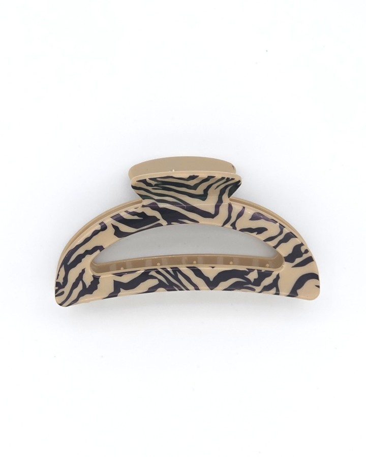 PINZA DE PELO ANIMAL PRINT