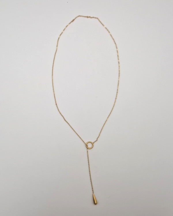 COLLAR LÁGRIMA - ACERO INOXIDABLE