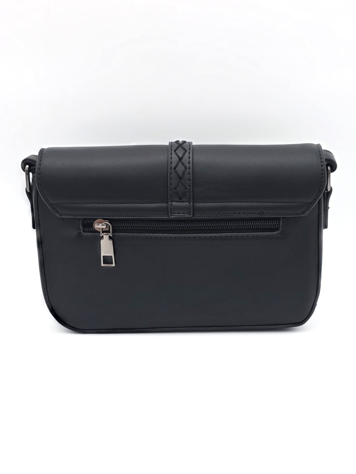 BOLSO BANDOLERA CON HEBILLA TRENZADA