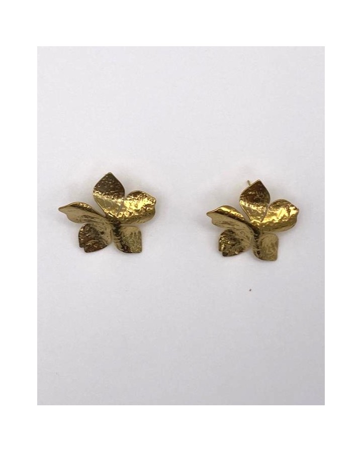 PENDIENTES FLOR - ACERO INOXIDABLE