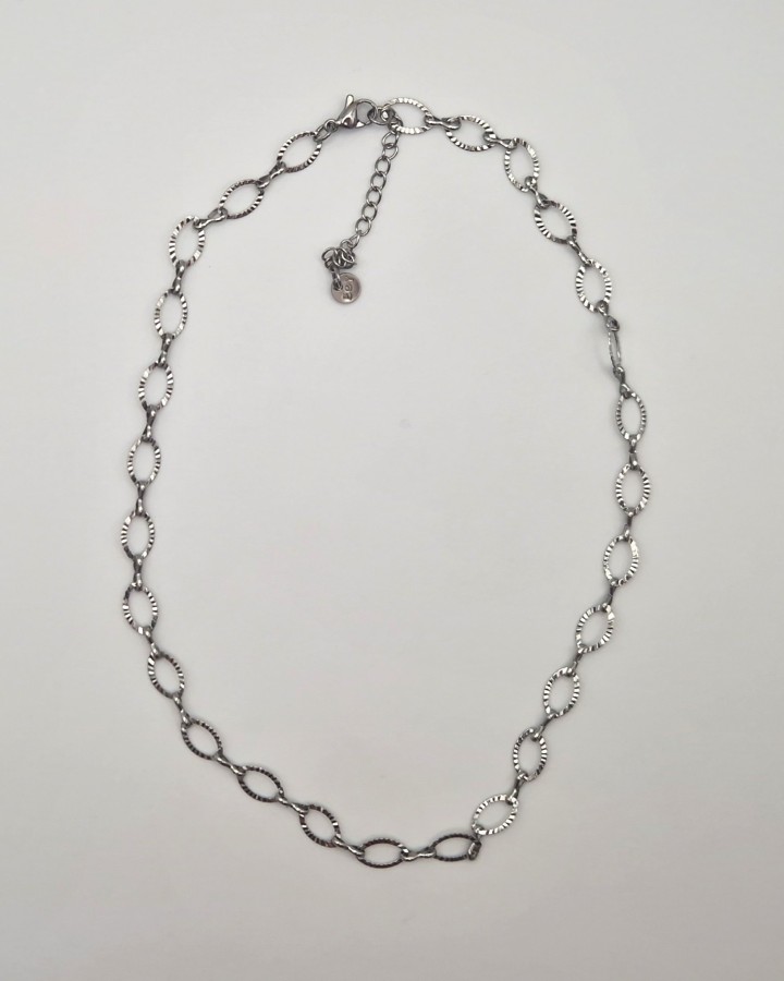 COLLAR ESLABÓN - ACERO INOXIDABLE